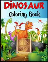 Dinosaur Coloring Book: A Dinosaur Activity Book Adventure Great Gift for Boys & Girls, Ages 8-12 1711884596 Book Cover