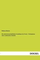 Die Naturwissenschaftlichen Grundlagen Der Poesie - Prolegomena Einer Realistischen Asthetik 3743719509 Book Cover