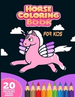 Horse Coloring Book: Wonderful horse coloring book B08BVWTCF7 Book Cover