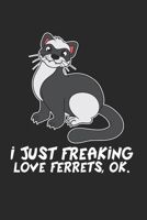 Frettchen Notizbuch: Frettchen Notizbuch f�r Liebhaber / Notizheft / Notizblock A5 (6x9in) Dotted Notebook / Punkteraster / 120 gepunktete Seiten 1671312007 Book Cover