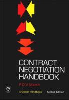 Contract Negotiation Handbook 0566024039 Book Cover