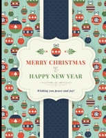 Merry Christmas & Happy New Year: Christmas Memory Book | Cute Holiday Journal to Keep Stories and Pictures 1670973832 Book Cover