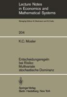 Entscheidungsregeln Bei Risiko: Multivariate Stochastische Dominanz 3540119442 Book Cover