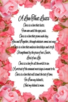 A Love That Lasts - Dot Grid Journal: Pink Roses 6x9 Romantic Journal With 120 Dotted Pages For Bullet Journaling, Blank Wedding Planner, Love Poem ... Card Alternative, Christian Marriage Gift 1710399538 Book Cover