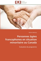 Personnes âgées francophones en situation minoritaire au canada 6131595941 Book Cover