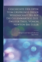 Geschichte der Optik. 1019072393 Book Cover