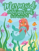 Mermaid Coloring Book for Kids Ages 4-8: 39 little cute mermaid coloring pages for toddlers and kids who love mermaid life B08B2V6YB8 Book Cover