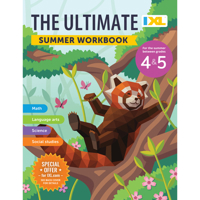 IXL Ultimate Summer 4th to 5th Grade Workbook, Math, Reading Comprehension, Language Arts, Geography, Science, Social Studies, and Writing Practice for Kids (IXL Ultimate Summer Workbooks) 1967345961 Book Cover