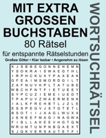 Wortsuchrätsel: mit extra Großen Buchstaben (German Edition) B0GWRB2G9Q Book Cover