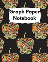 Graph Paper Notebook: Large Simple Graph Paper Notebook, 100 Quad ruled 4x4 pages 8.5 x 11 / Grid Paper Notebook for Math and Science Students / Crazy Fruits Collection 1716309727 Book Cover