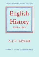A History of England 1914-1945 019285268X Book Cover