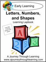 Letters, Numbers, And Shapes Lapbook 1936146800 Book Cover