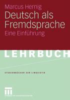 Deutsch ALS Fremdsprache: Eine Einfuhrung 3525265220 Book Cover