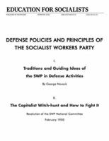 Defense Policies and Principles of the Socialist Workers Party 0873486765 Book Cover