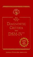 Desk Reference to the Diagnostic Criteria from DSM-IV 0890420645 Book Cover