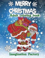 Merry Christmas Adult coloring book 1087917182 Book Cover