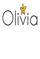 Olivia: 6x9 College Ruled Line Paper 150 Pages 1686084374 Book Cover