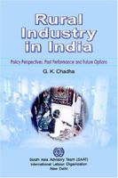 Rural Industry In India. Policy Perspectives, Past Performance And Future Options 9221119130 Book Cover
