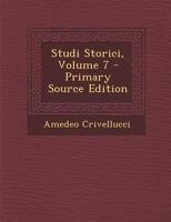 Studi Storici, Volume 7 1289931429 Book Cover