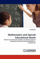 Mathematics and Special Educational Needs 3844322272 Book Cover