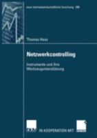 Netzwerkcontrolling: Instrumente Und Ihre Werkzeugunterstutzung 3824490943 Book Cover