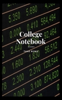 College Notebook: Take Risks 1657726541 Book Cover