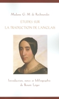 Etudes Sur La Traduction de L'Anglais, Or, Lessons on the French Translation 2760306976 Book Cover