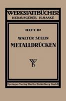 Metalldrucken 3540019731 Book Cover