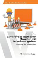 Barrierefreies Internet für Menschen mit Lernschwierigkeiten 3639464478 Book Cover