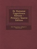 De Humanae Cognitionis Ratione 1294503162 Book Cover