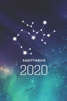Sagittarius  2020: Journal With Calendar  | Compact Size 6x9" - 15x23cm | soft cover | 100 pages 1679317261 Book Cover