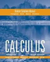 Student Solutions Manual to Accompany Calculus 0471659975 Book Cover