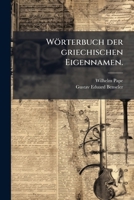 Wörterbuch der griechischen Eigennamen. 127907325X Book Cover