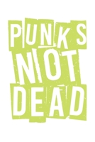 Punks Not Dead Punkrock: Unlined / Plain Punkrock Notebook / Journal Gift - Large ( 6 x 9 inches ) - 120 Pages || Softcover 1673999247 Book Cover