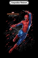 Composition Notebook: Marvel Spider-Man Far From Home Web Swing Shatter Portrait Journal/Notebook Blank Lined Ruled 6x9 100 Pages 1711704067 Book Cover