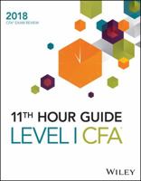 Wiley 11th Hour Guide for 2018 Level I Cfa Exam 1119435234 Book Cover