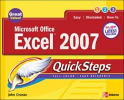 Microsoft Office Excel 2007 QuickSteps (Quicksteps) 0072263725 Book Cover