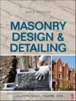 Masonry Design and Detailing Sixth Edition 0071766391 Book Cover