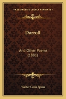 Darroll And Other Poems 116659792X Book Cover