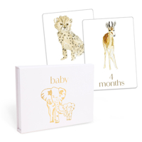 Baby: First Year Milestone Cards: 12 Monthly Cards for Photos and Display 145495566X Book Cover