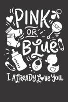 Notebook: Gender Reveal Baby Shower Party Funny Gift College Ruled 6x9 120 Pages 1084177617 Book Cover