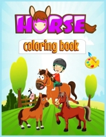 horse coloring book: Various Cute horses illustrations to improve your pencil grip, adorable for adults, kids, teens, toddlers, Boys, Girls, Perfect for beginners learning how to color.Simple and fun  B0948N66F6 Book Cover