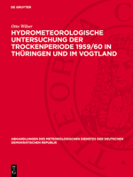 Hydrometeorologische Untersuchung Der Trockenperiode 1959/60 in Thüringen Und Im Vogtland 3112765028 Book Cover