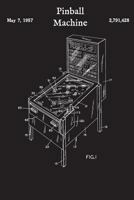 Pinball Machine : Journal - Pin Ball Flipper Wizard Game Log (Blank Lined Notebook) 172357127X Book Cover