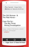 The Old Woman & The Mad Horse: Case File for the Big Three Mining Investigation 1925905004 Book Cover