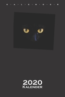 schwarze Katzenaugen Kalender 2020: Jahreskalender f�r Katzen- und Tierfreunde 1660809088 Book Cover