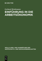 Einf�hrung in Die Arbeits�konomik 3486248596 Book Cover