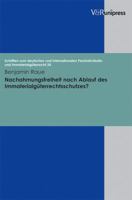 Nachahmungsfreiheit Nach Ablauf Des Immaterialguterrechtsschutzes? 3899715926 Book Cover