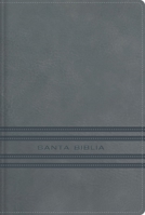 Nbla, Santa Biblia, Edición Versificada, Tamaño Bolsillo, Leathersoft, Gris, Palabras de Jesús En Rojo, Comfort Print 0829774343 Book Cover