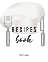 Recipes Book : Recipes-Trim-size-book-to-write-in-8. 5-x-11-no-bleed-126-pages-cover-size-17. 54-x-11. 25-inch 1711082279 Book Cover